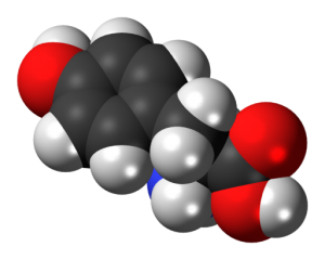 L-Tyrosine in its basic form. By Jynto [CC0], via Wikimedia Commons