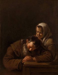 Michiel Sweerts' 1650 "Sleeping old man and girl" (a.k.a. NADH deprivation)