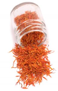 Dried saffron is a popular culinary spice that is rich with antioxidants.