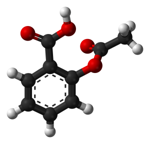 Aspirin. By Ben Mills (Own work) [Public domain], via Wikimedia Commons