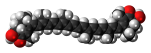 Astaxanthin. By Jynto [CC0], via Wikimedia Commons