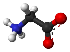 Glycine. By Ben Mills (Own work) [Public domain], via Wikimedia Commons