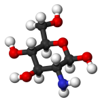 Beta-D-glucosamine-3D-balls