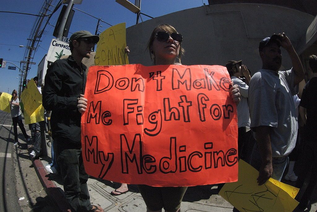 DEA protesters medicinal marijuana CBD