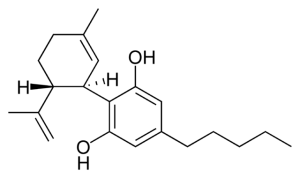 Cannabidiol chemical structure